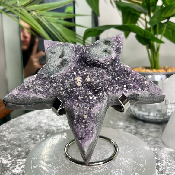 Amethyst Starfish Carving- ASC1 - Picture 5 of 7